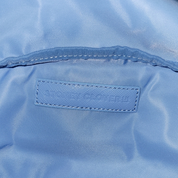 Stoney clover lane jumbo fanny nwot periwinkle with heart patches nwt - Picture 5 of 6